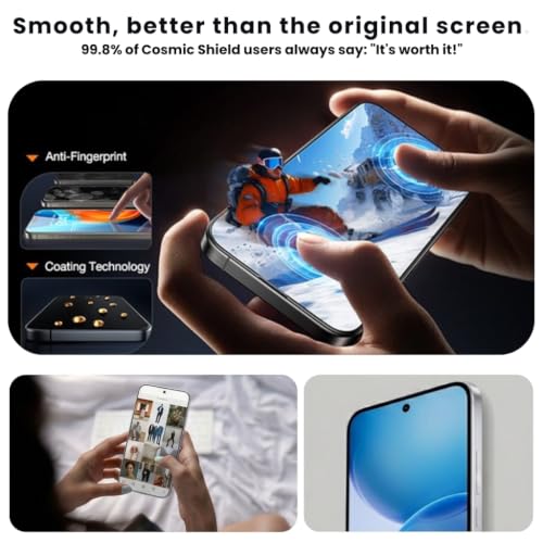 Image of Tempered Glass Screen Protector Guard for Oppo Reno 16 5G | Anti Reflection Technology, Military Grade, Extreme Touch Response, Easy Install Kit