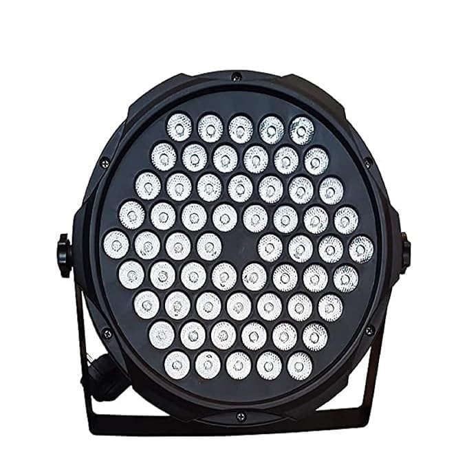60 Led Par Light with 3W X 60 RGB LEDs for DJ Disco Party Stage Lighting Weddings and Functions