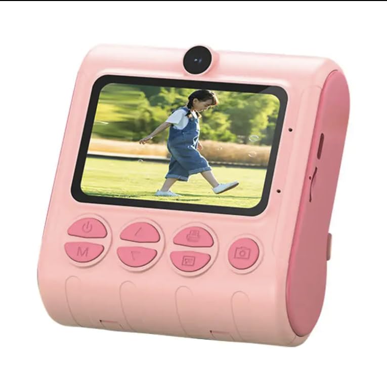 SHWAM Instant Camera Printer – Portable Photo Printer with Instant Inkless Printing | Compact Pocket-Sized for Fun On-The-Go Memories | Red 1