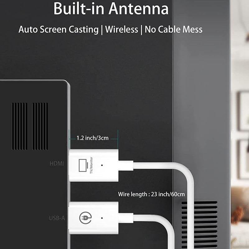 Image of Wireless HDMI Transmitter and HDMI Receiver, 165ft /50m 1080P Video /Audio Wireless Extender from Camera, MINI PC, Laptop, Set Top Box to HD TV /Projector for School, Church, Office, etc