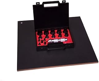 Allpax AX1301 Hollow Punch Kit, 16-Piece, Knurled Grip Type, Steel