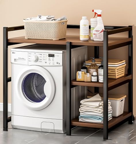 Rangement machine à laver pour rompre le désordre | Support métal robuste spécial petit espace