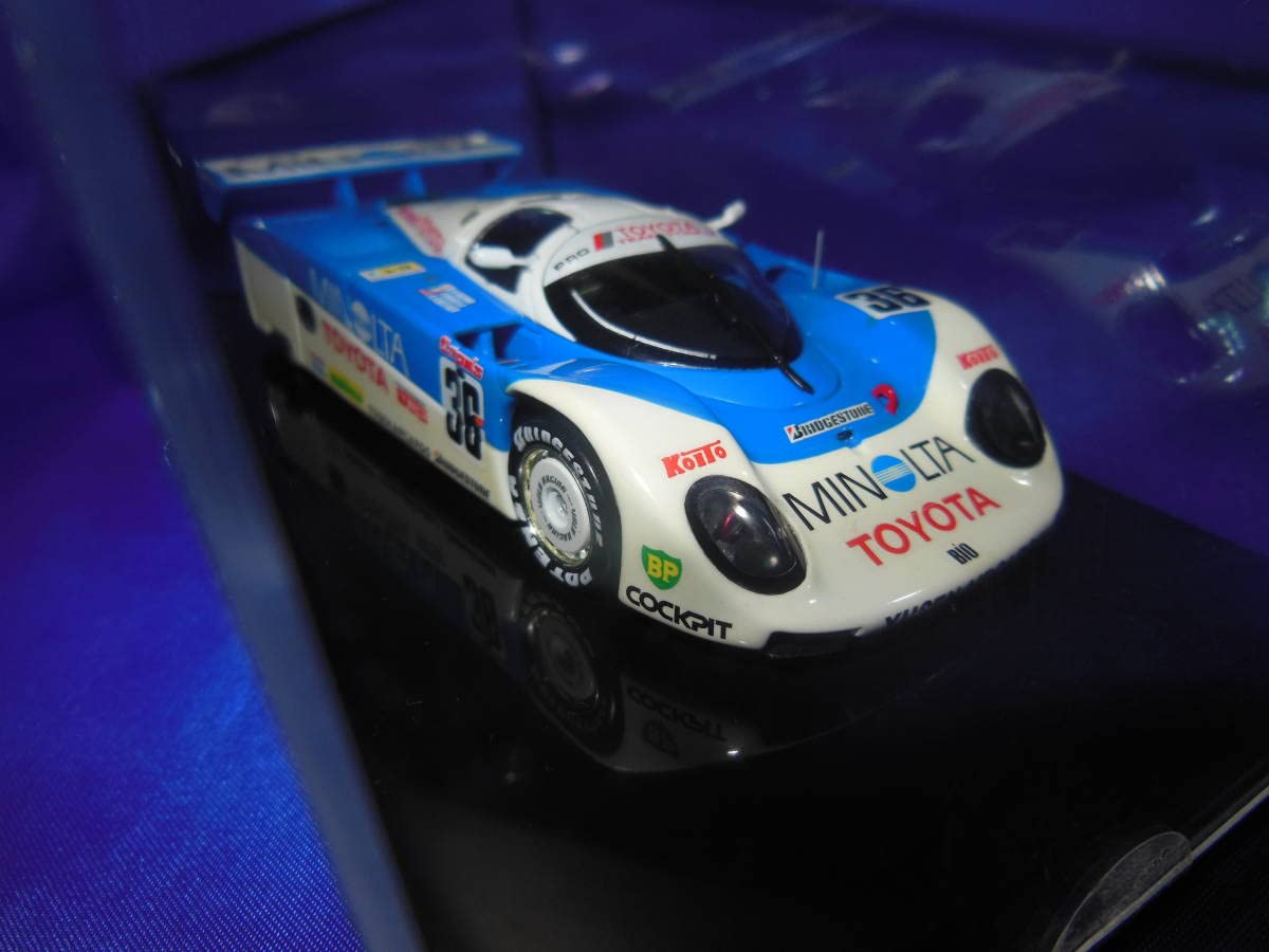 Amazon | 1/43 入手困難 Q-MODEL トヨタ 89C-V 1989年 NO.36 コニカ