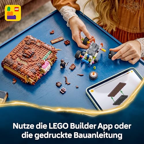 LEGO Harry Potter Beißendes Monsterbuch der Monster – Interaktives Spielzeug mit Rückziehmotor und beißendem Mund – mit Neville Longbottom Mini-Figur – Geschenk für Kinder, Harry Potter Fans – 76449