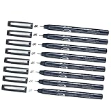 Maikedepot Micro-line Pens 8 Size Fineliner Ink Pens Black Drawing Pens Waterproof Precision Ink Mul