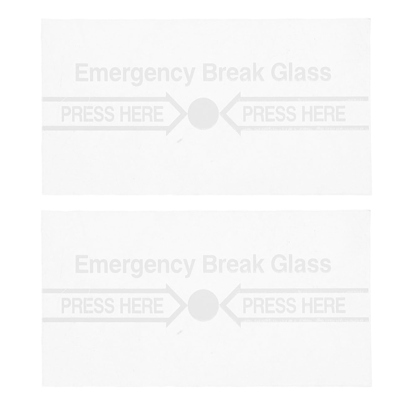 OFFSCH Fire Alarm Manual Switch Cover 2-Pack High Temperature Resistant Waterproof Break Glass Safety Replacement for Emergency Fire Alarm Panels