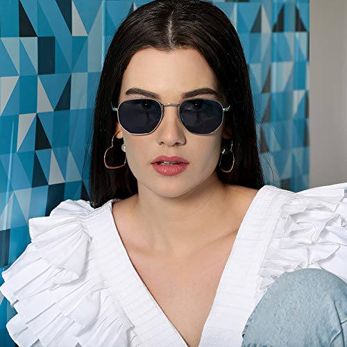 Vincent Chase Eyewear By Lenskart | Full Rim Hexagonal Branded Latest and Stylish Sunglasses | Polarized and 100% UV Protected | Men & Women |... - Image 7