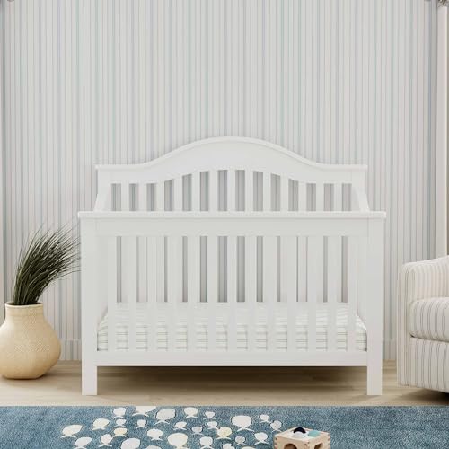 Image of DaVinci Jayden 4-in-1 Convertible Crib in White, Greenguard Gold Certified