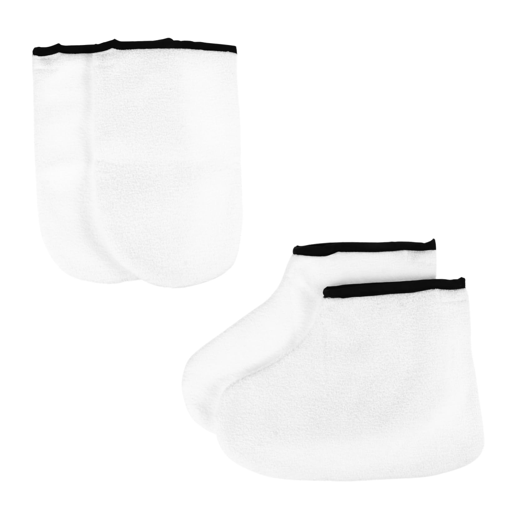 FRCOLOR 6pares Guantes y Botas De Cera Para Baño De Paraffina Cubiertas Aislantes Para Pies Para Cuidado Profesional y Uso Casa