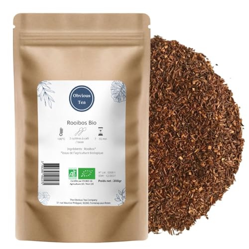 Rooibos Nature Bio - Infusion Vegan en Vrac, 100% Naturel,...