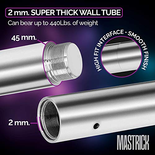 image for MASTRICK Professional Stripper Pole Spinning Static Dancing Pole Porta