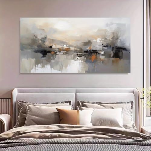 Toile effet marbre beige decoration murale pour transformer votre salon et chambre