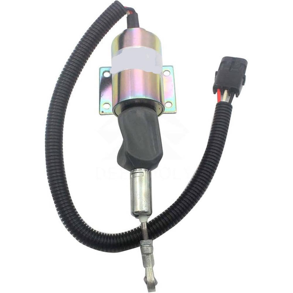Stop Solenoid Replacement 3930235 SA-4348-12 Compatible with Cummins 4BT 6BT 6CT NT855 K19 K38