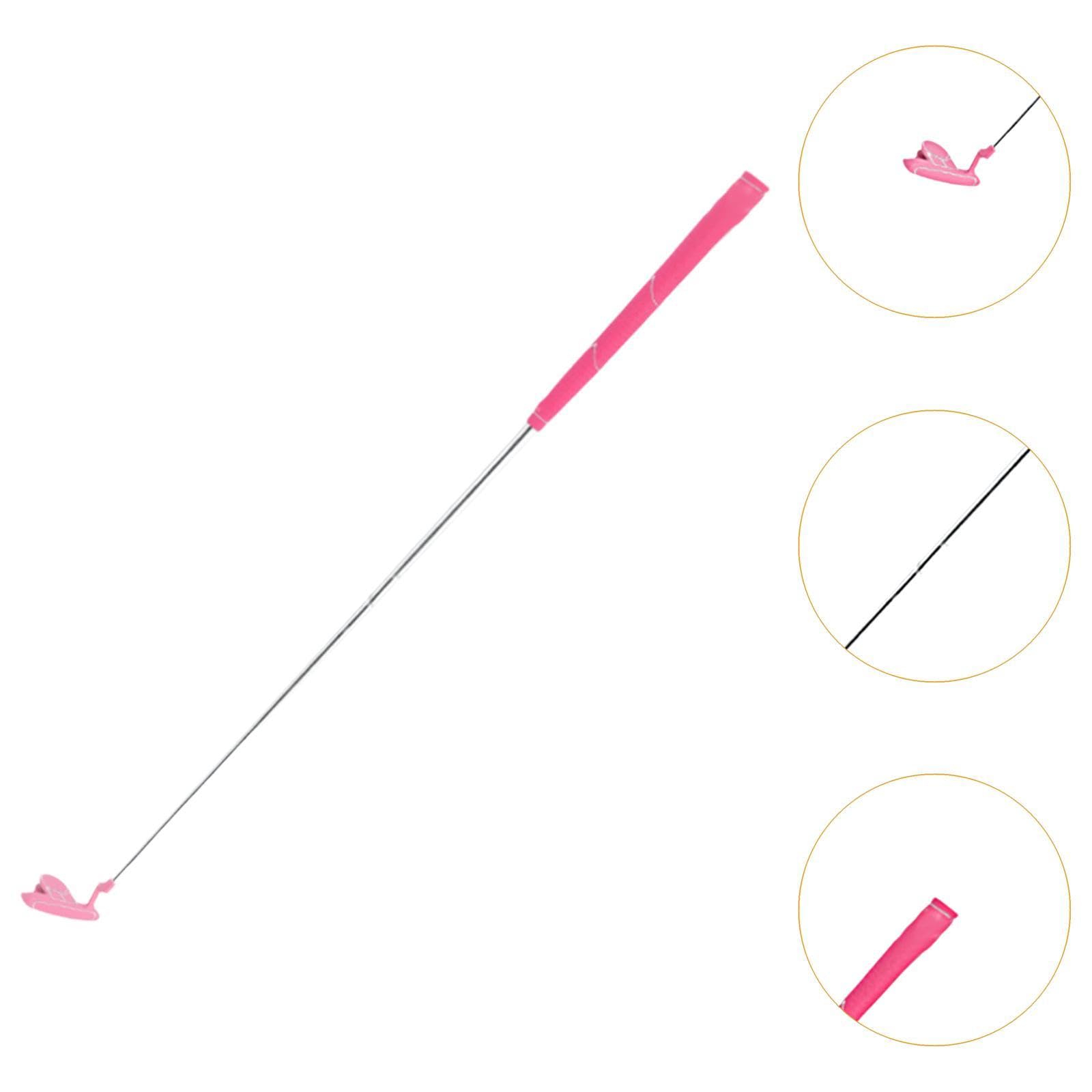 Gralara Putter de Golf Rosa Portátil para Entrenamiento de Golf, para Mujeres Diestras.