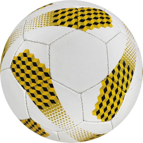 Image of Cosco Synthetic Hi-Power Volley Ball, Size 4 (White /Black /Yellow)