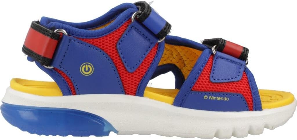 Geox Mario J55MXD Light-Up Sandals Size 13.5 Little Kid Colour Royal RED