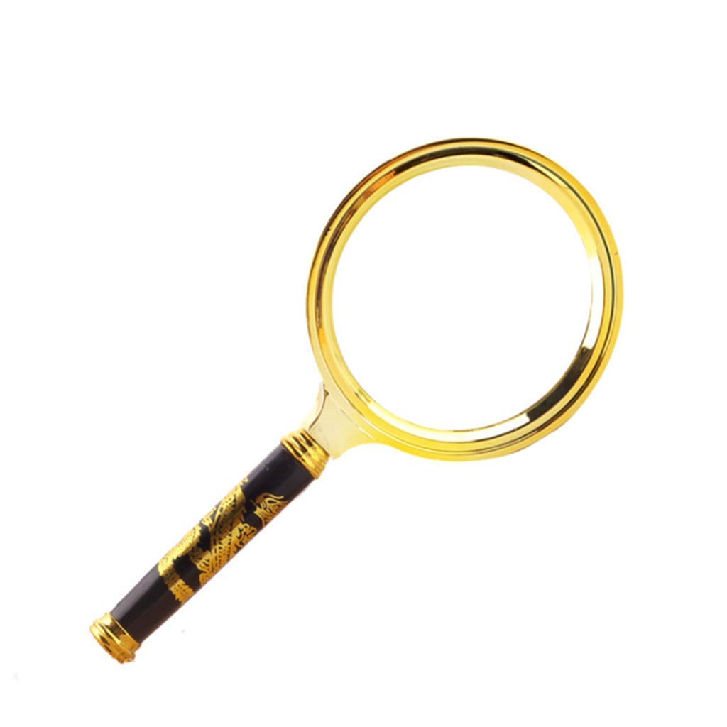 Loupe Lire Réparation Poignée Vintage, Vieil Homme Lecture 5 X Fois/60Mm Little Surprise