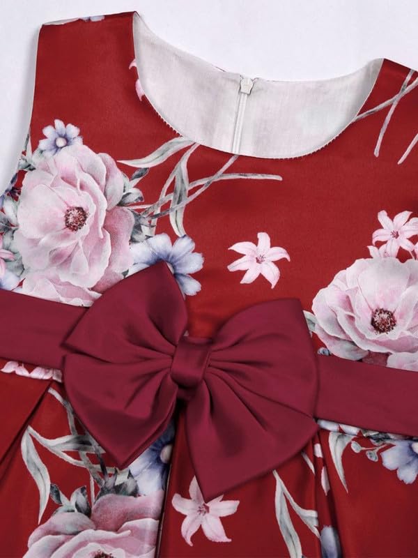 Image of Niren Enterprise Multipatteren Baby Girl's Knee Length Frocks with Digital Prints