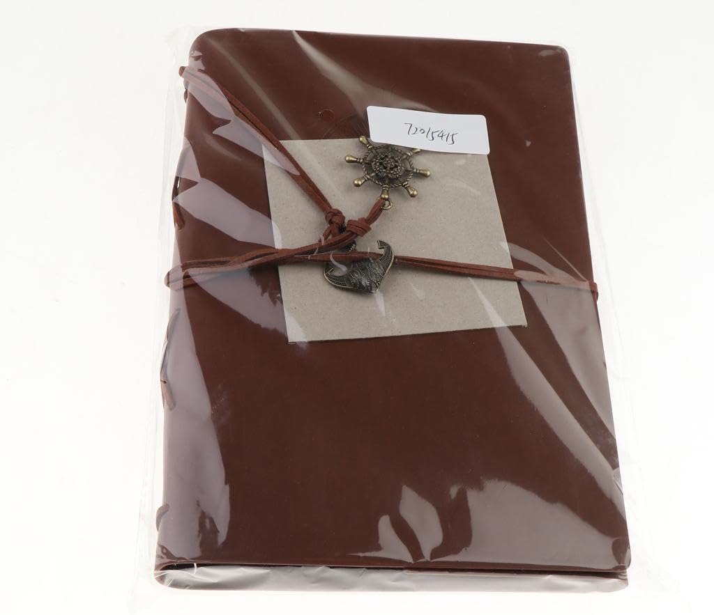 ARTISOUL® Leather Notebook Portable Loose Leaf Blank Notebook for Travel Brown | Kids & Teens at Home | School Supplies | Notebooks & Binders