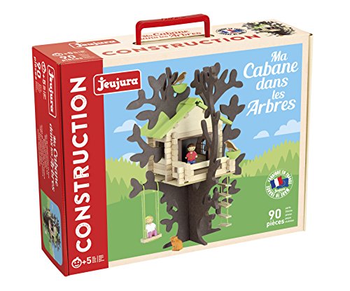 518T11DGMFL Jeujura - 8075- Jeux de Construction-Cabane Dans les Arbres, Norme