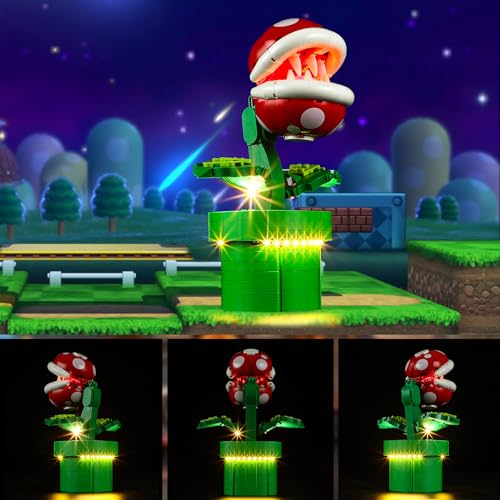 YEABRICKS LED Light for Lego-71426 Super Mario Piranha Plant Building Blocks Model (Lego Set NOT Included) - Image 3