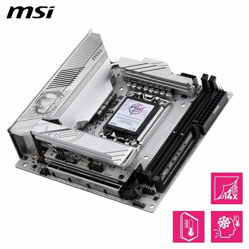 MPG Z890I EDGE TI WIFI Scheda Madre Mini-ITX, supporta i processori Intel Core Ultra (Serie 2), LGA 1851, VRM 110A SPS, Memory Boost DDR5 (8600+ MT/s OC), PCIe 5.0 x16, M.2 Gen5, Wi-Fi 7, 5G LAN - Scheda madre - Immagine 3