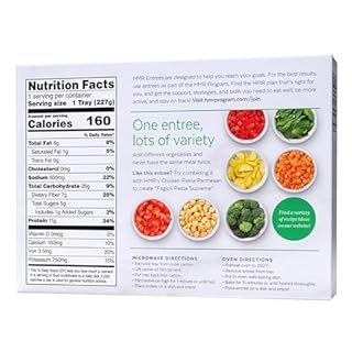 HMR Pasta Fagioli Entrée | Pre-packaged Lunch or Dinner to Support Weight Loss | Ready to Eat | Vegetarian | 14g of Protein | Low Calorie Food | 8oz Serving per Meal | Pack of 6