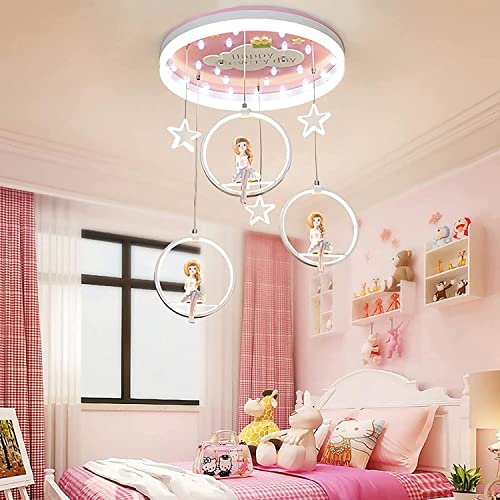 LLXDFUU Lámpara de techo para niña pop
