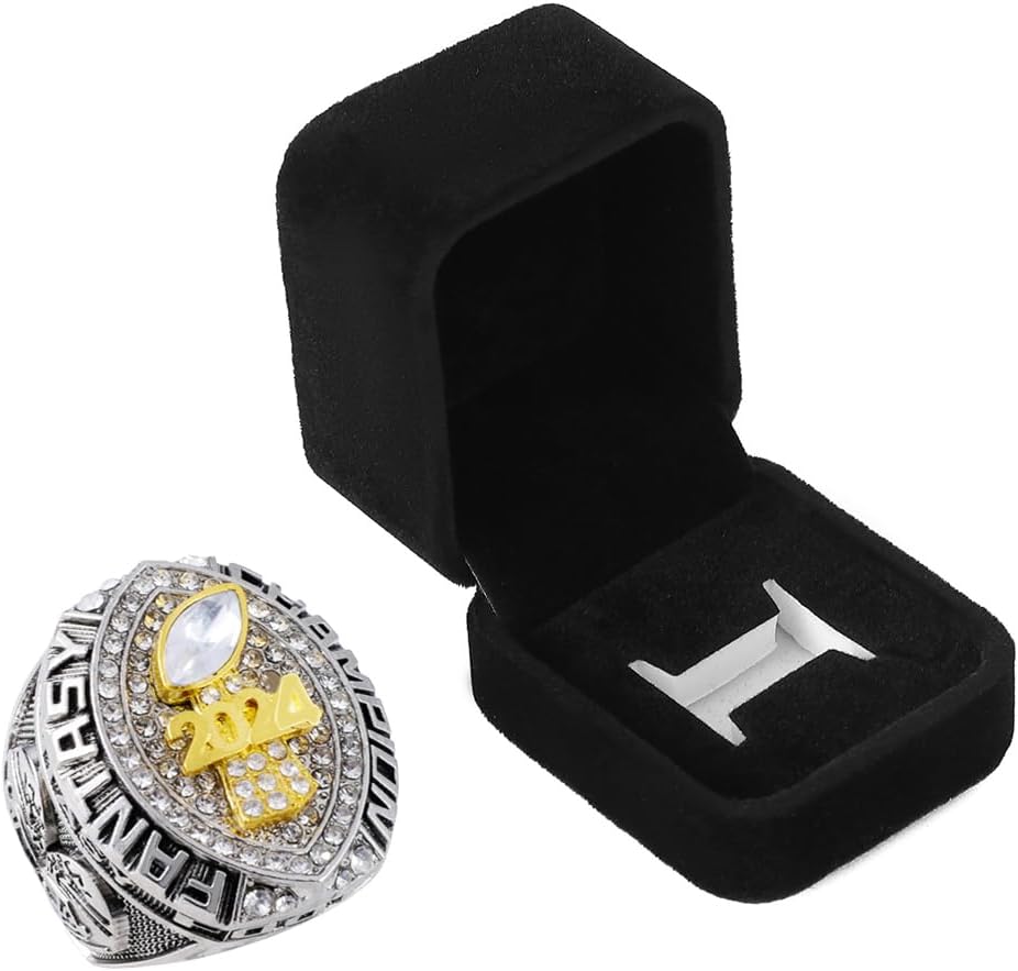 2024 Fantasy Football Championship Trophy Ring Award Prize Sports Winner FFL Champion Ring