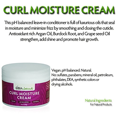 Miniatura 3 de OBIA Naturals Crema hidratante para rizos, acondicionador ligero sin enjuague, 8 onzas