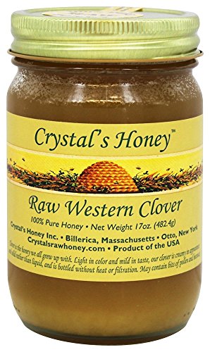Crystal's All Natural - 100% Pure Raw Honey Western Clover