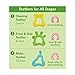 green sprouts Front & Side Teether made from Silicone | Soothes & massages baby's front & side gums & teeth | Soft, flexible silicone eases pain, Easy to hold, gum, & chew, Dishwasher safe