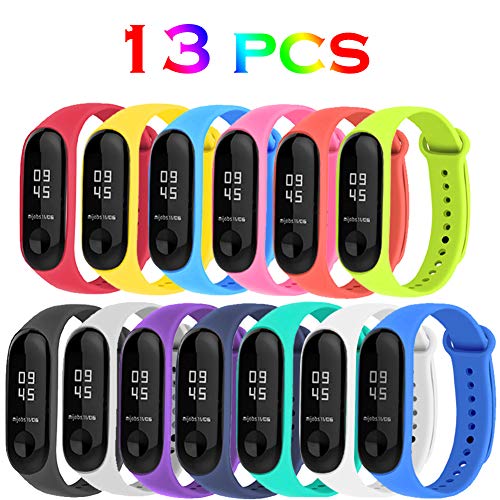 Acalder 13 Piezas Pulsera Xiaomi Mi Band 4/3 Correas