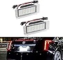 Gempro LED License Plate Light Assembly Compatible with Camaro Corvette Equinox Impala Volt Cadillac Buick, 6000K White