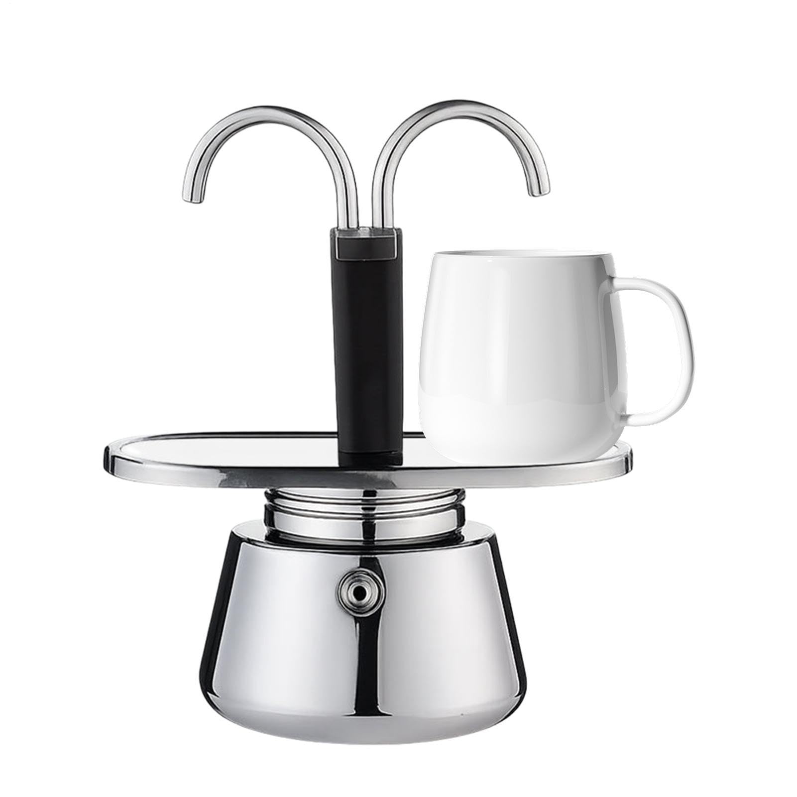 Generisch Cafetière à moka portable en acier inoxydable
