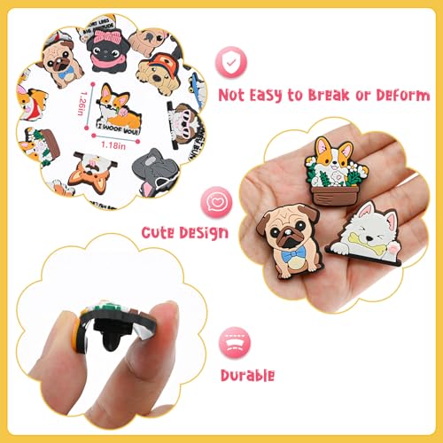 Image of 30 PCS Cute Pins Bulk,Funny Backpack Pin Lapel Badge Pins Set Different Dog Brooch Pins for Backpacks,Jackets,Hats,Bags