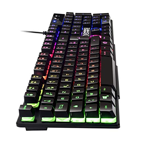 EMPIRE-GAMING-Clavier-Gamer-Nouveau-K300-AZERTY-105-Touches-Semi-Mecaniques-Retroeclairage-LED-RGB-19-Keys-Anti-Ghosting-12-Raccourcis-Multimedia-USB-Filaire