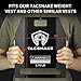 Tacsnake Curved Weight Vest Plates, 5.75 LB/ 8.75 LB Pairs with Ergonomic Design for Weighted Vest, Strength Training, Running, Workout