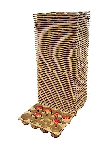 Selections Paper Fibre Cardboard Apple & Fruit Storage Trays (12 holes) - Pack of 50