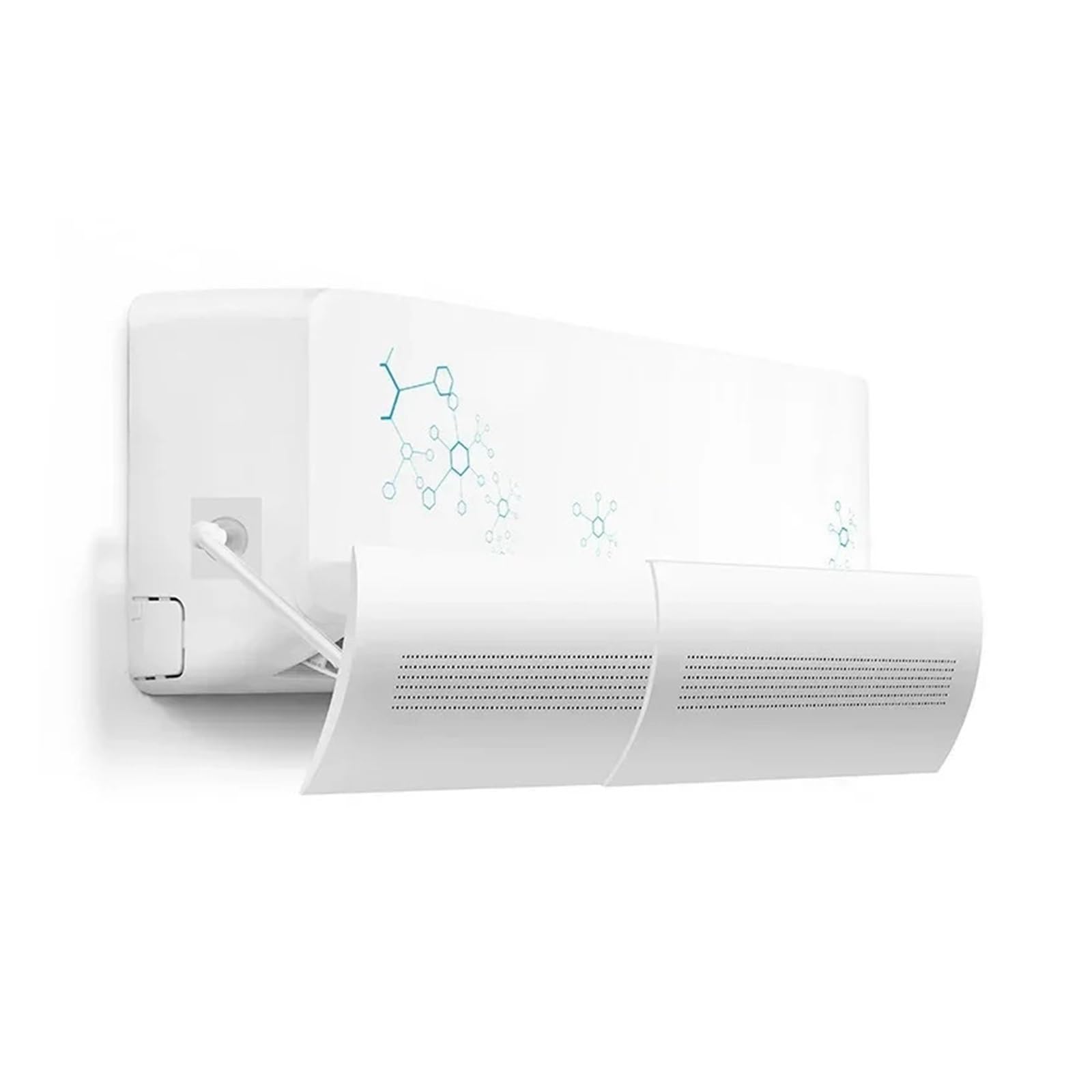 YGMNQAL Air Conditioner Deflector Fan Scalable Air Conditioning Windshield, Anti-Direct Blowing Universal Air Outlet Baffle, Household Air Conditioner Wind Deflector(B)