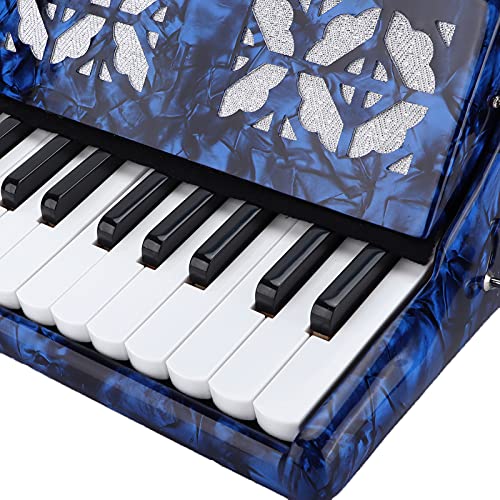 Accordion 22 Key 8 Bass Piano Keyboard Instrument With Adjustable Straps For Stage Performance #TOP2
