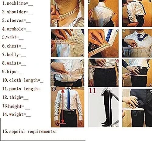 Men's Slim Fit Blazer Vest Pants Wedding Prom Suits Set3