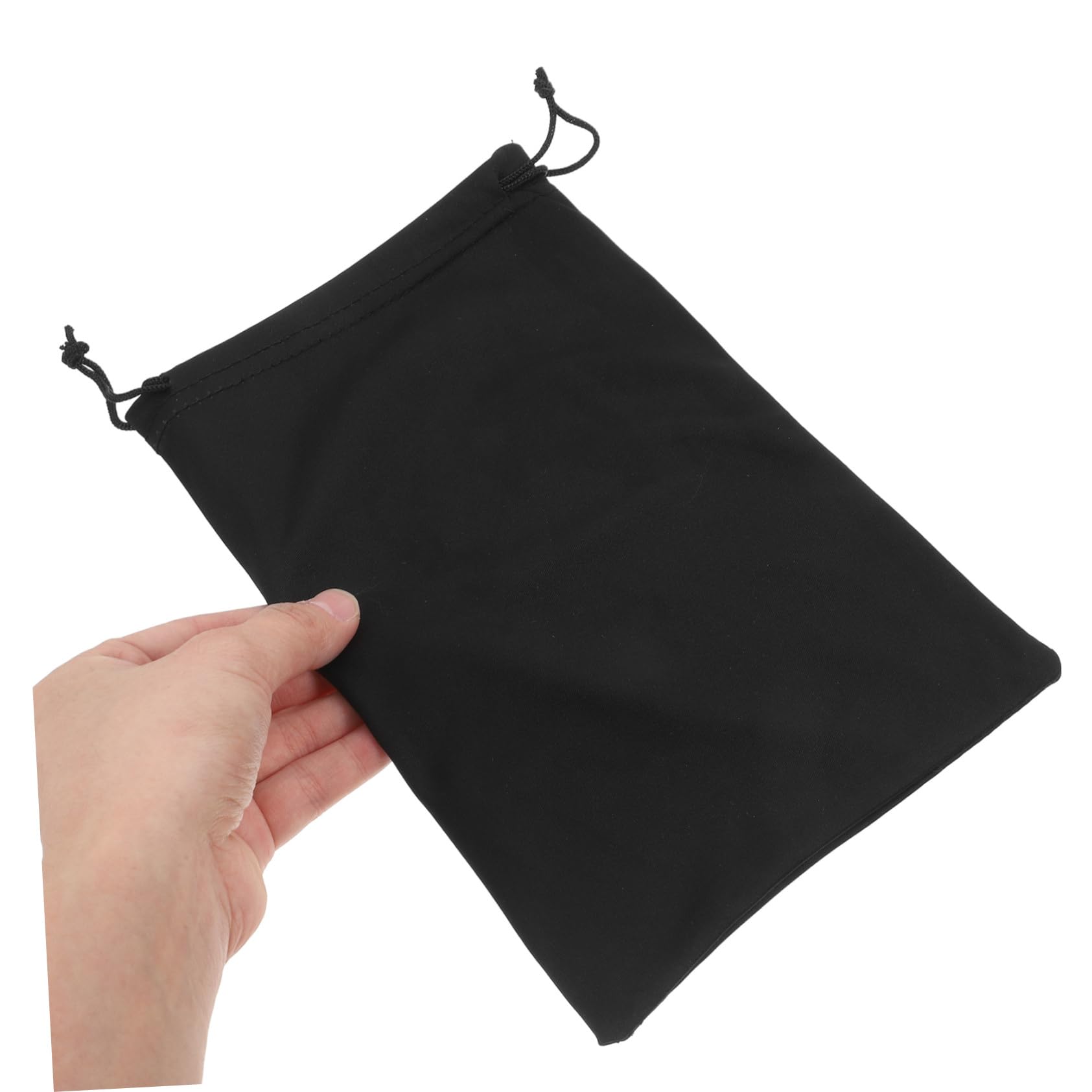 Happyyami 10pièces Pochette Microfibre Pour Lunettes De Ski Avec Fermeture Cordoncino Étui Souple Anti-rayures Pour Masques De Ski Voyage Et Rangement Compact Noir