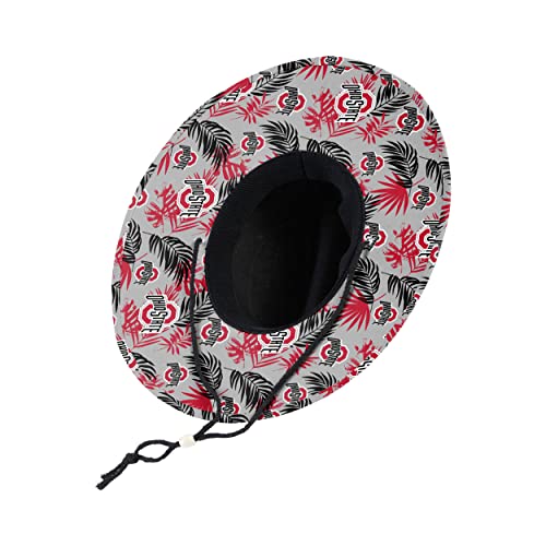 Image of FOCO Ohio State Buckeyes NCAA Team Color Straw Hat