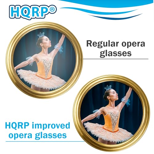 Binoculares HQRP 3x25 Opera Glasses Teatro Negro Dorado miniatura 5