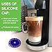 My-Cap Reusable Coffee Capsule Caps & Lid Set - Compatible with Nespresso Vertuo Pods - Reusable, Food Grade & BPA Free Coffee Pod Cap & Lid - Reuse & Reseal your Nespresso Vertuo Capsules