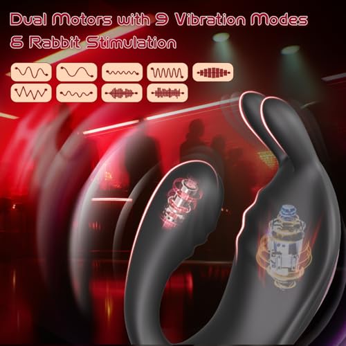 Image of Healexcer Hands-Free Wearable Panty Vibrator,Strap On Couples Women Sex Toy