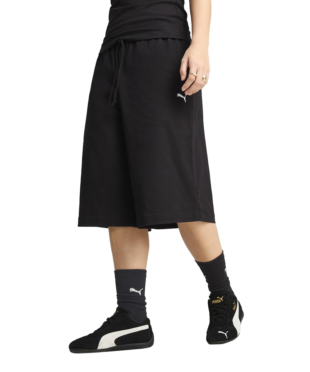 PUMA , Women, WARDROBE ESS Jorts, Black, L (63074201)-picture-29