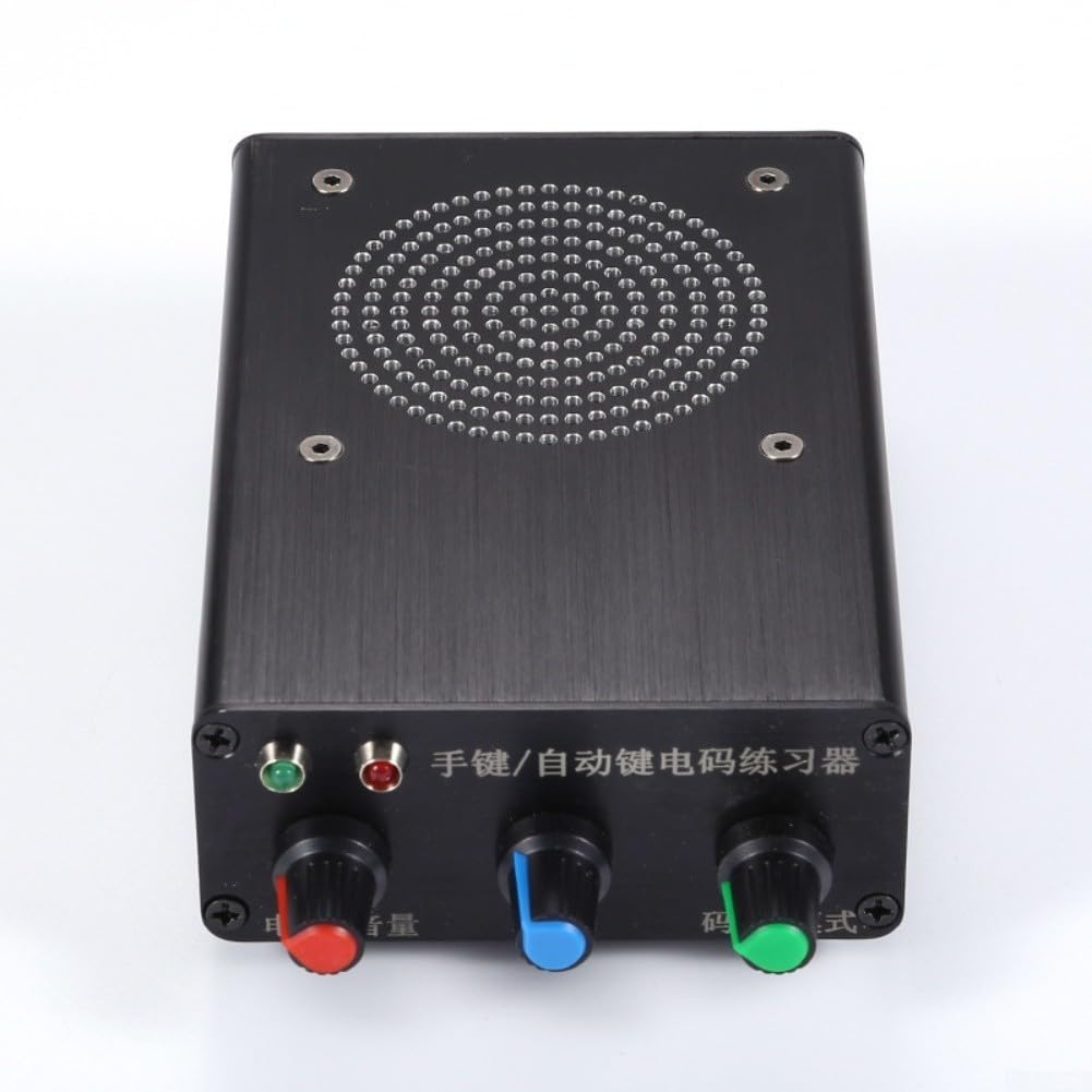Automático para dispositivo de práctica de código MORSE, entrenador de llaves de telégrafo de entrenamiento CW para operador de radio aficionado Equipo de aprendizaje de radio aficionado