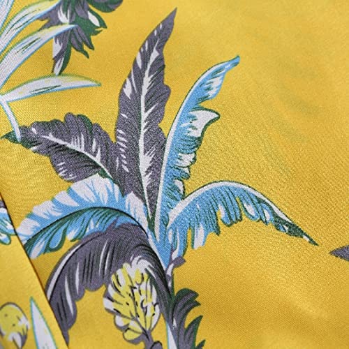 Herenshort Elastische taille Trekkoord Recht Midden taille Bloemen Knap splitsen Casual Modieus Comfortabel Veelzijdig S - Afbeelding 7